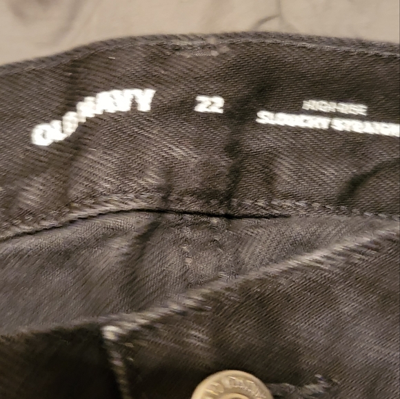 🔥NWT- OLD NAVY JEAN SHORTS- DISTRESSED BLACK - Picture 3 of 4